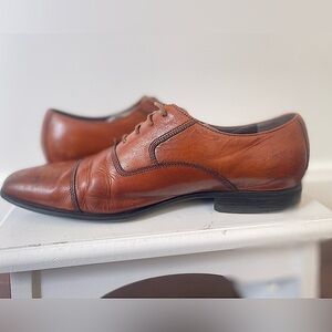 Cole Haan Modern Essentials British Tan Captoe Oxfords